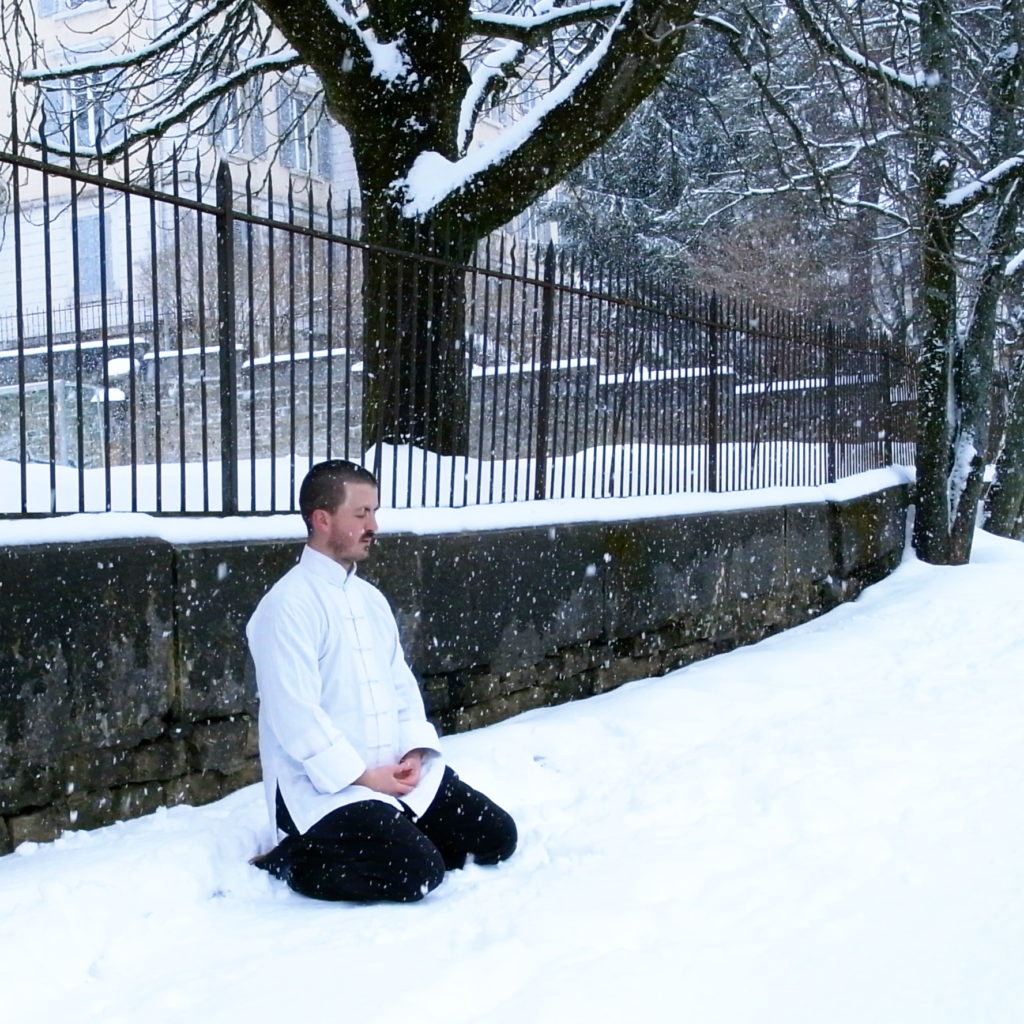 Méditation sous la neige