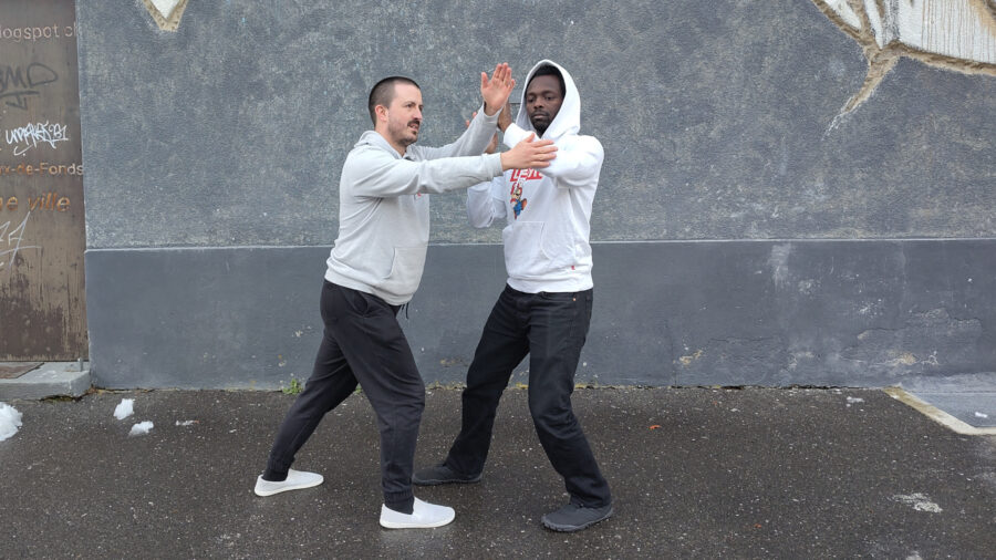 Tuishou - pratique des quatre jin selon le style Wu